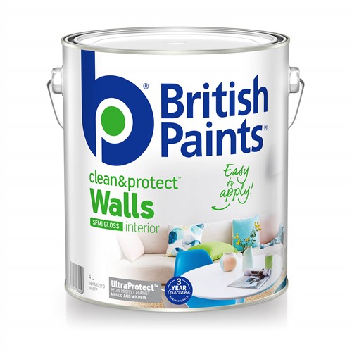 British Paints Clean & Protect Semi Gloss