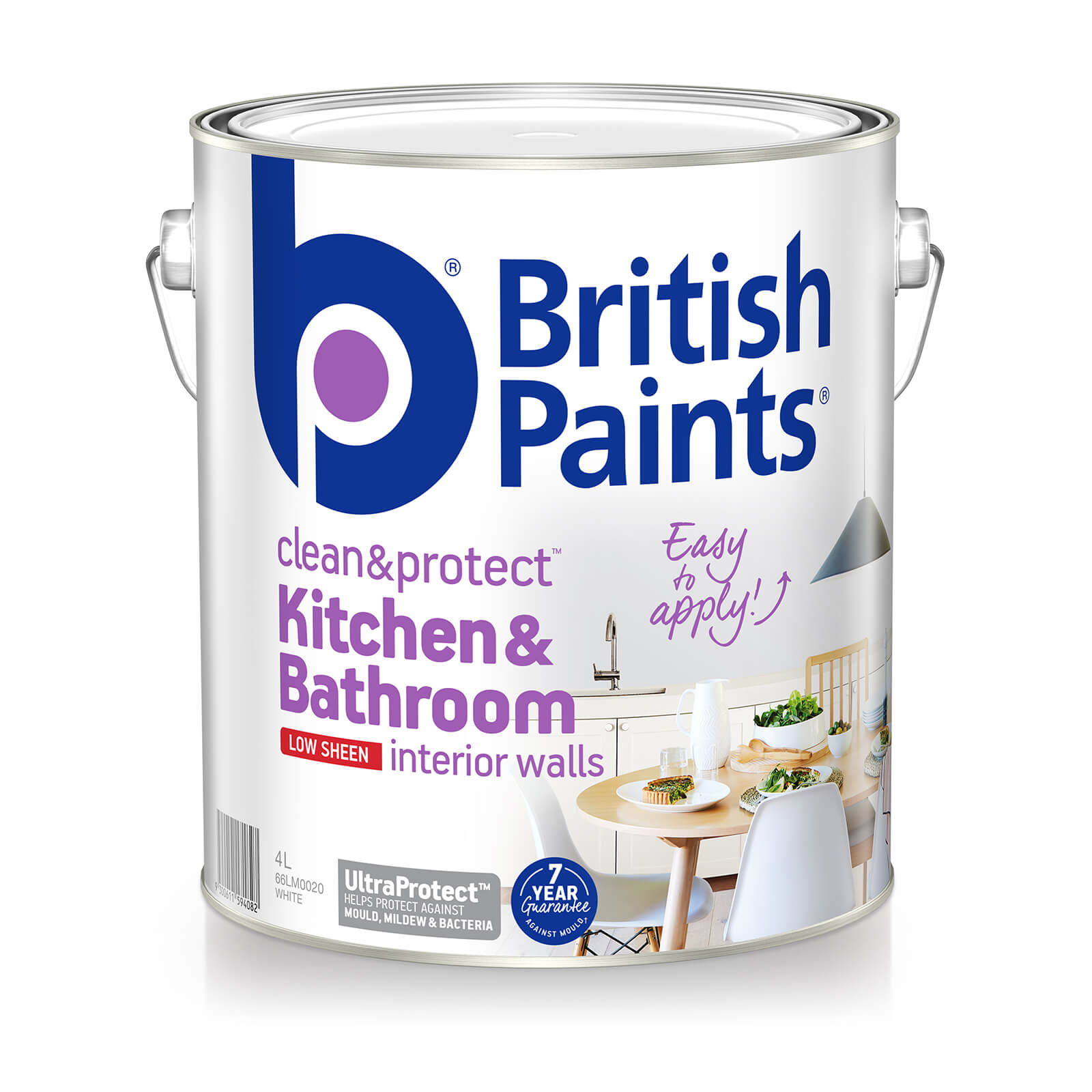 British Paints Clean An Protect Kitchen An Bathroom Low Sheen